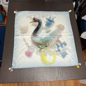 Tory Burch lucky duck silk scarf